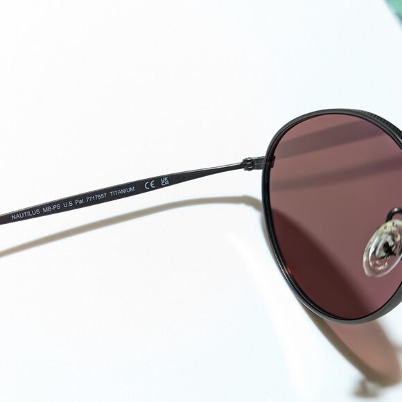 NEW Maui Jim Nautilus Bronze Titanium Polarized Maui Sunrise Sunglasses P544N-14 - Picture 11 of 11